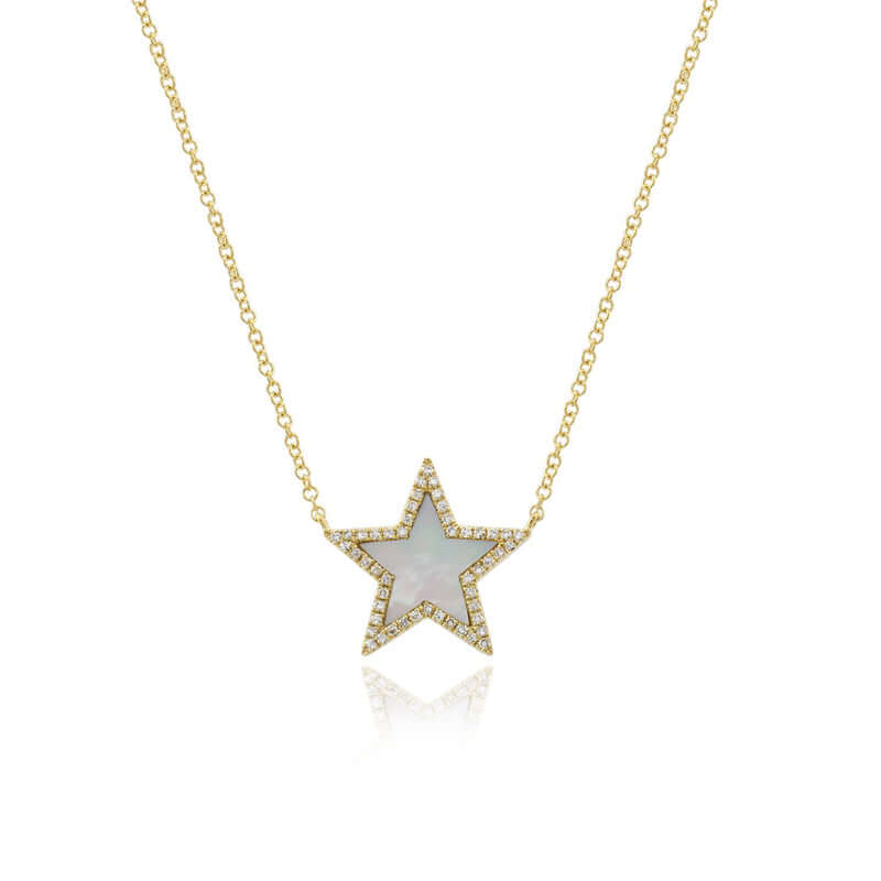 Necklace - Stone Pave Star