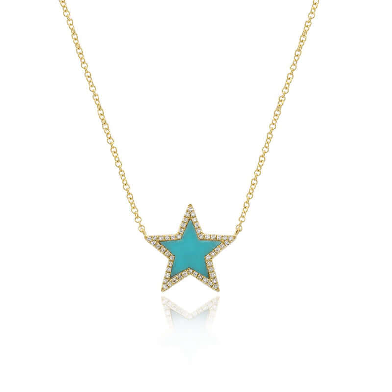 Necklace - Stone Pave Star