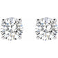 1 CTW Natural Diamond Stud Earrings