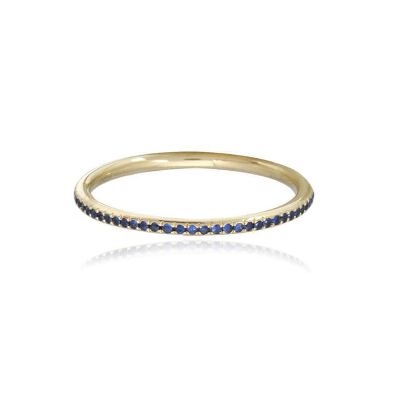 Gemstone Eternity band sapphire amandasjewelry.com