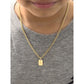 Little Boy Pave Dog Tag Charm