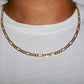 NECKLACE - 14K FIGARO CHAIN - 4.2 MM