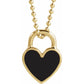 Necklace - Enamel Heart