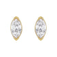 Earrings - Marquise Diamond Stud