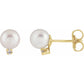 Earrings - Akoya Pearl & Diamond