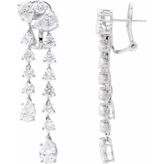 Lab-Grown Diamond Dangle Earrings