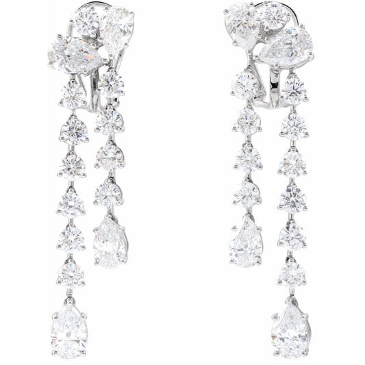 Lab-Grown Diamond Dangle Earrings