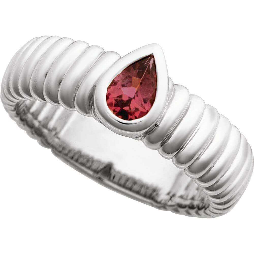 Ring - Solitaire Natural Stone