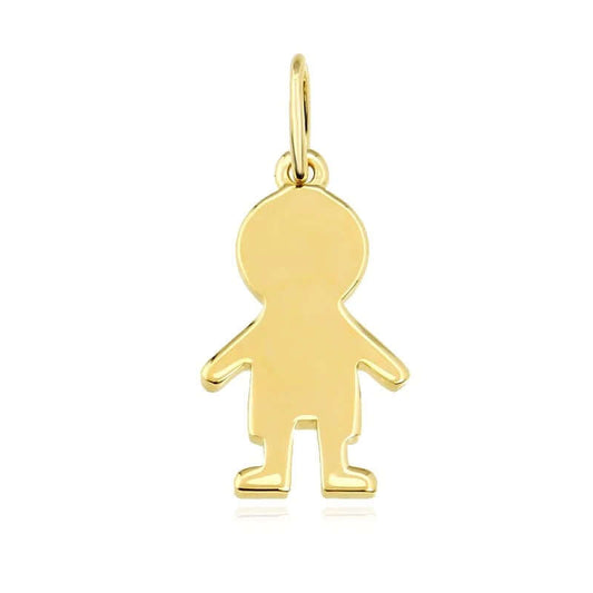 Gold Boy Charm