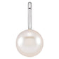 14K Gold Cultured White Akoya Pearl Charm/Pendant