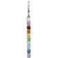 Natural Multi-Gemstone & .02 CT Natural Diamond Rainbow Bar Charm/Pendant