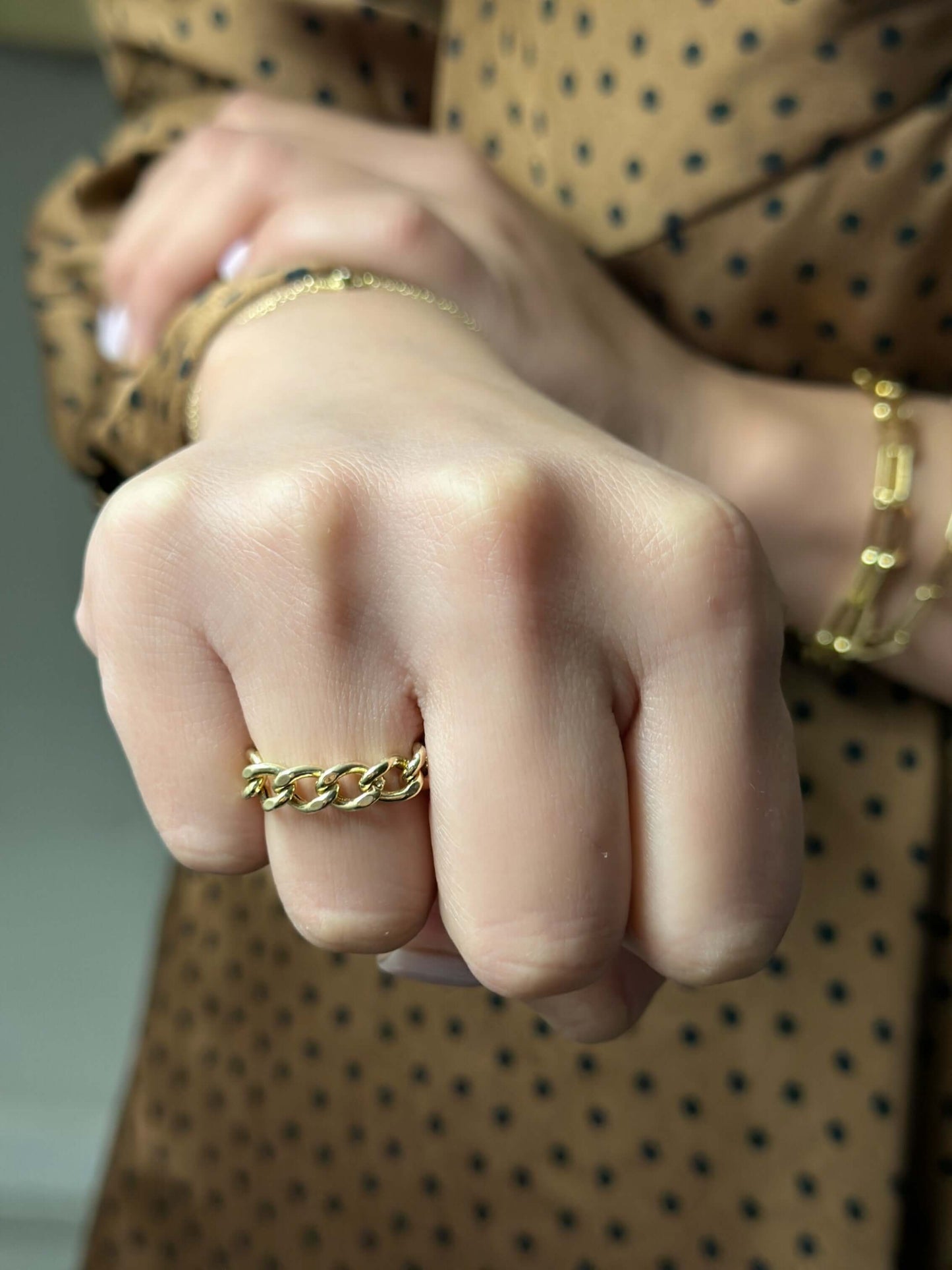 Ring - Gold Cuban Chain