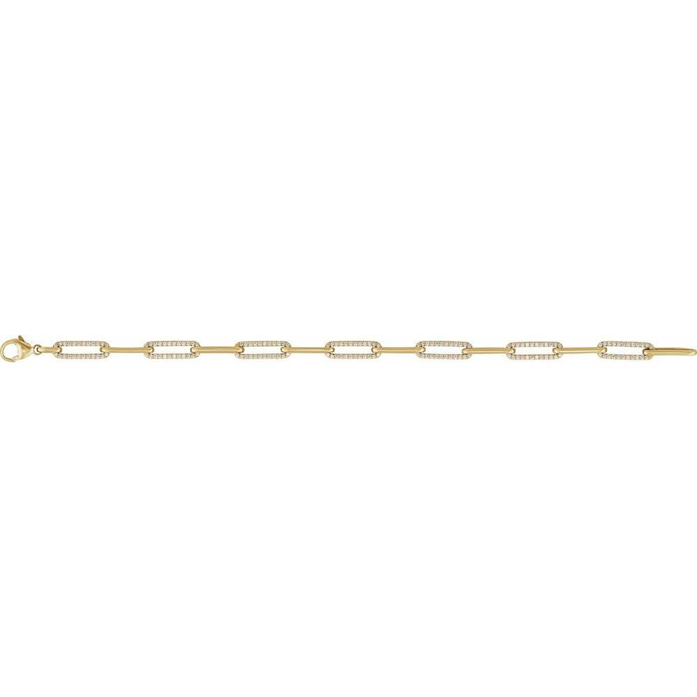 Bracelet - Natural Diamond Link 7"