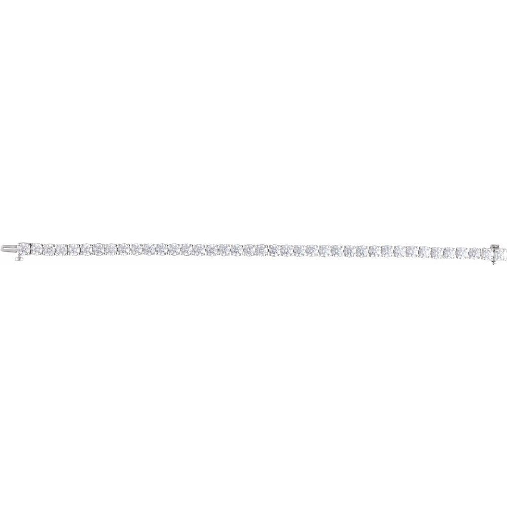 12 CTW Lab-Grown Diamond Line Bracelet