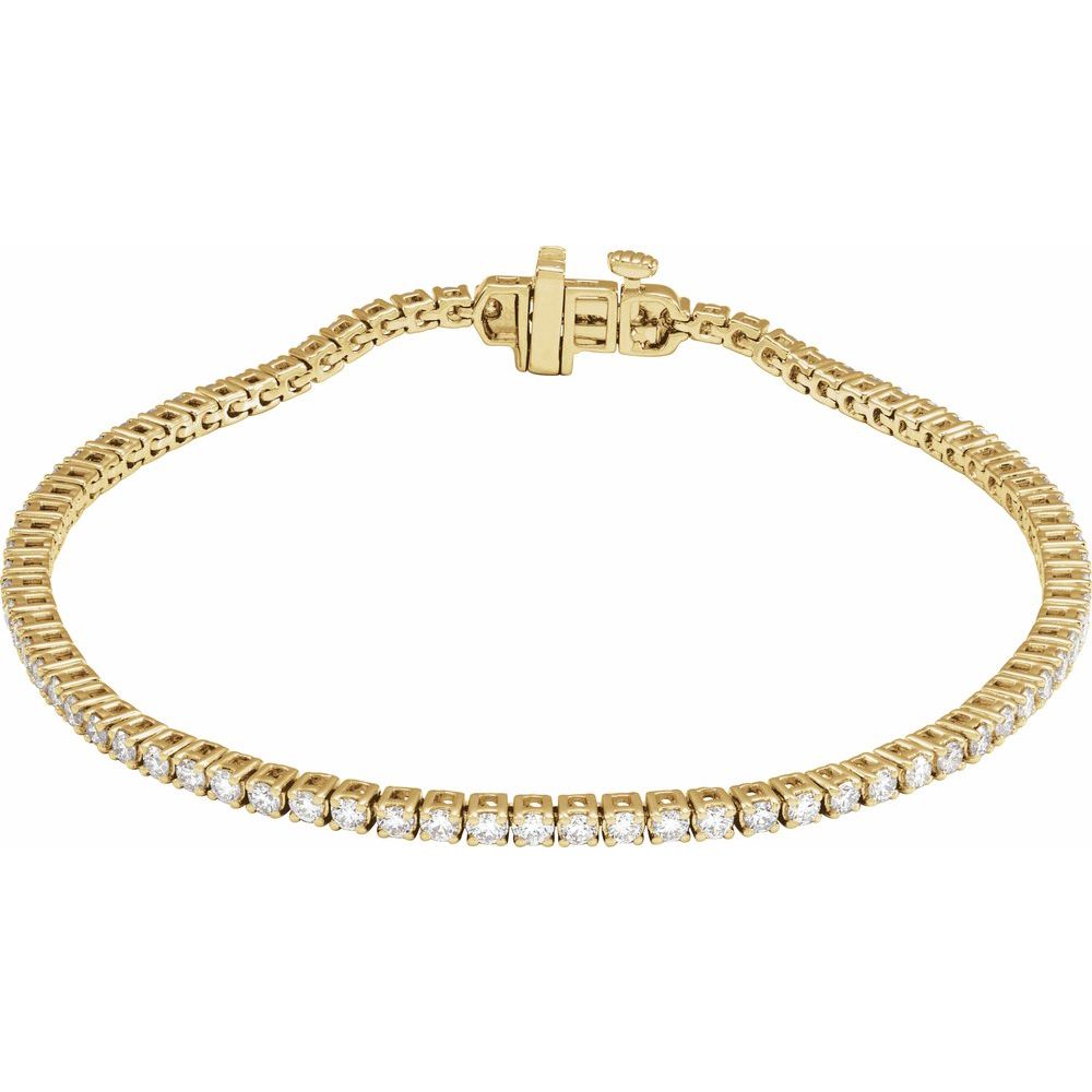 2 CTW Lab-Grown Diamond Line Bracelet