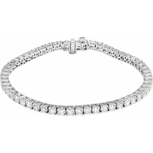 5 CTW Lab-Grown Diamond Line Bracelet