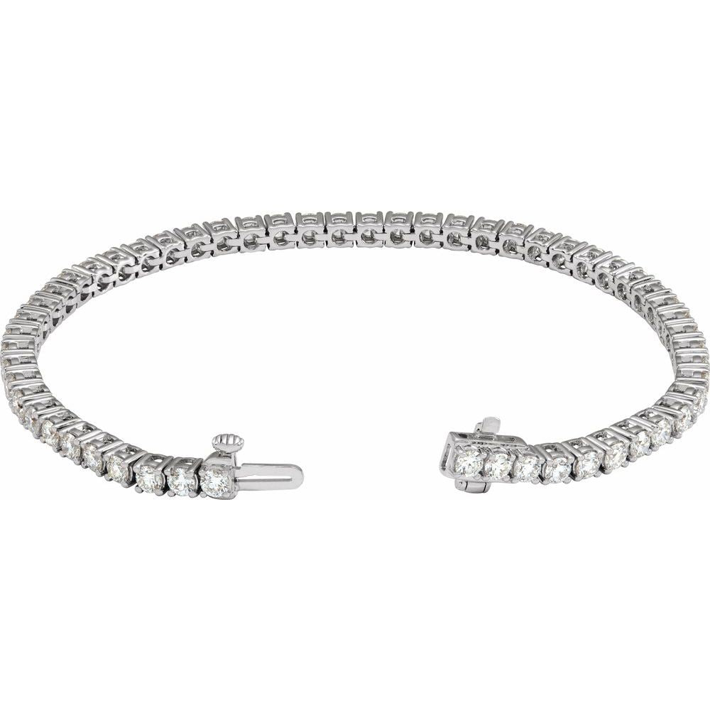 5 CTW Lab-Grown Diamond Line Bracelet