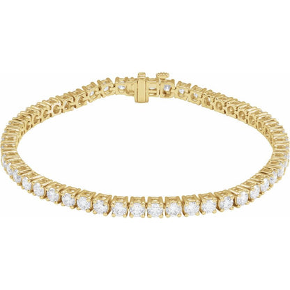 6 CTW Lab-Grown Diamond Line Bracelet