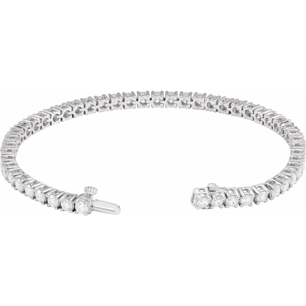 6 CTW Lab-Grown Diamond Line Bracelet