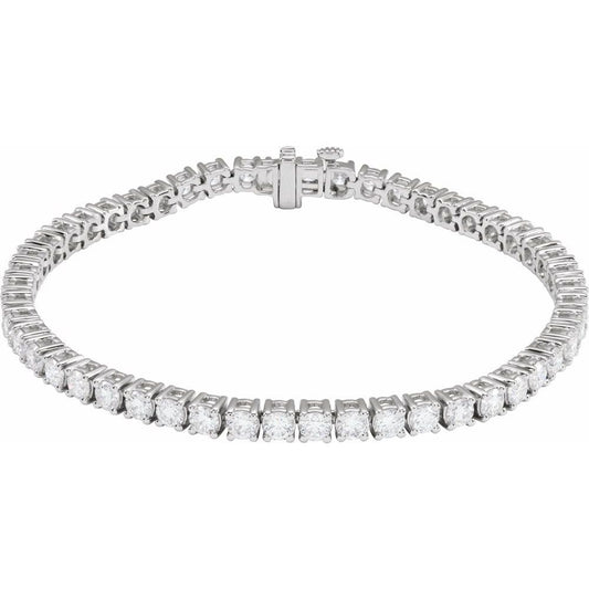 6 CTW Lab-Grown Diamond Line Bracelet