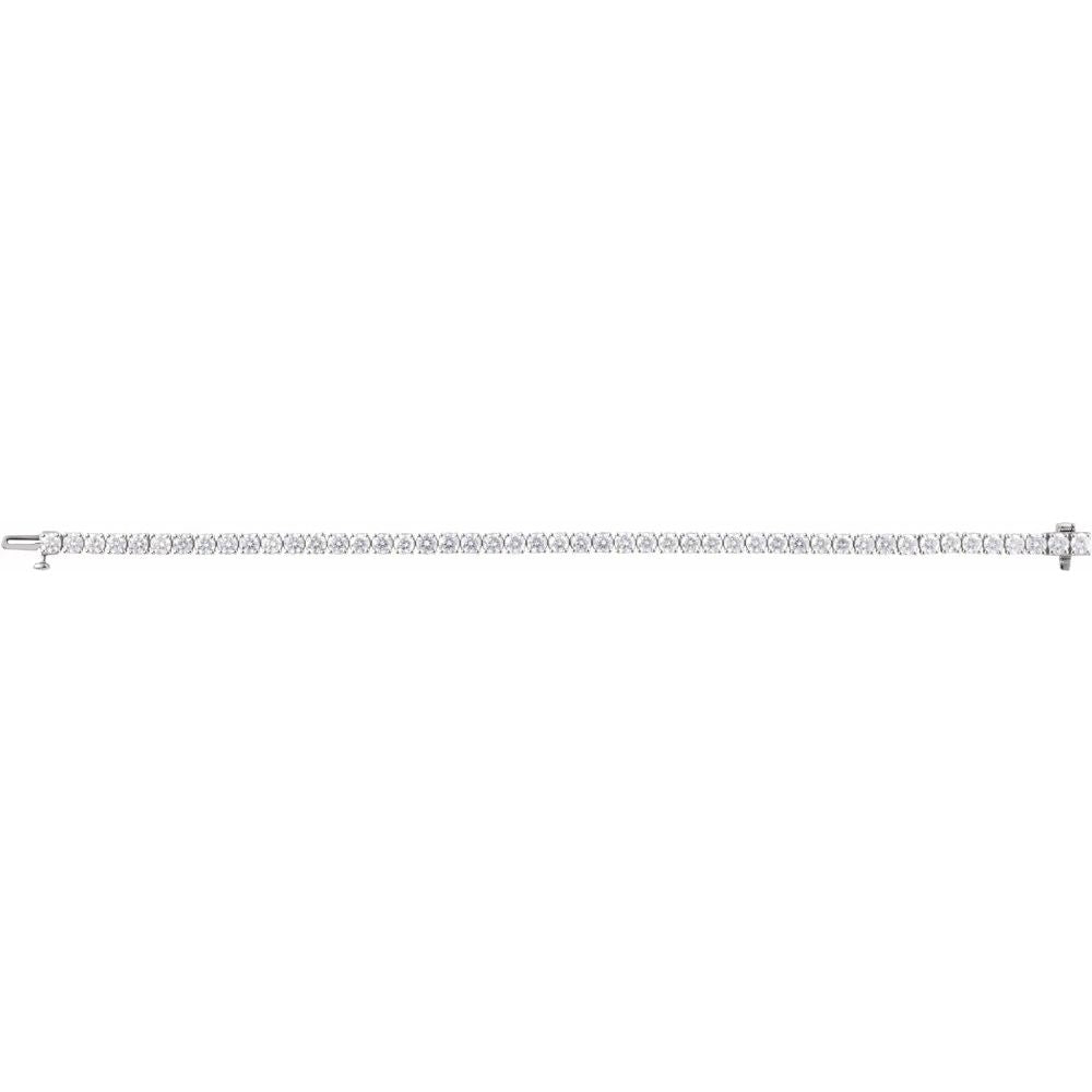 7 CTW Lab-Grown Diamond Line Bracelet