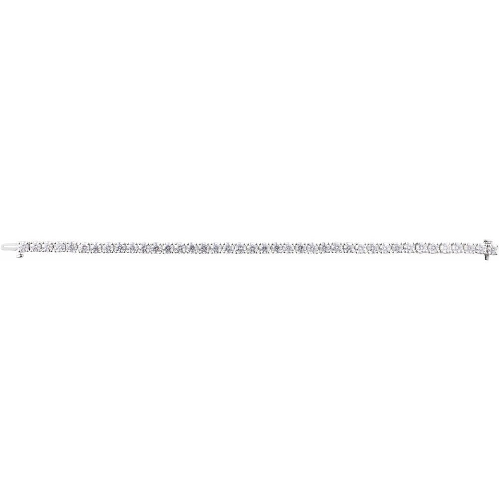 10 CTW Lab-Grown Diamond Line Bracelet