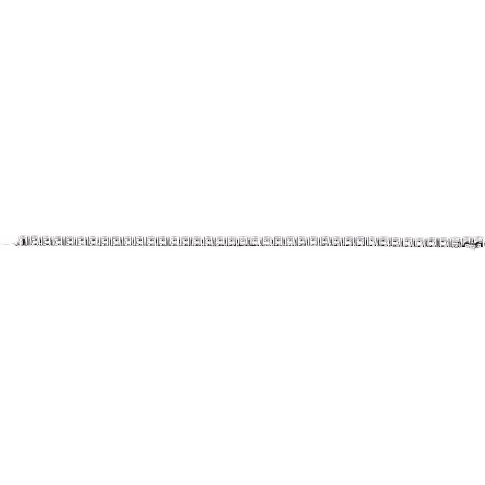 10 CTW Lab-Grown Diamond Line Bracelet