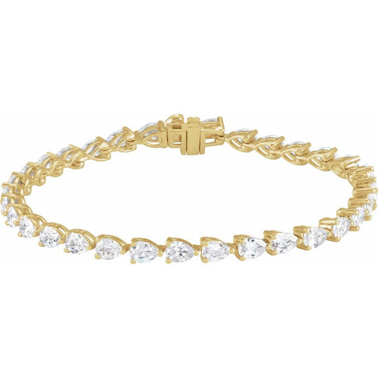 Lab-Grown Diamond Line Bracelet