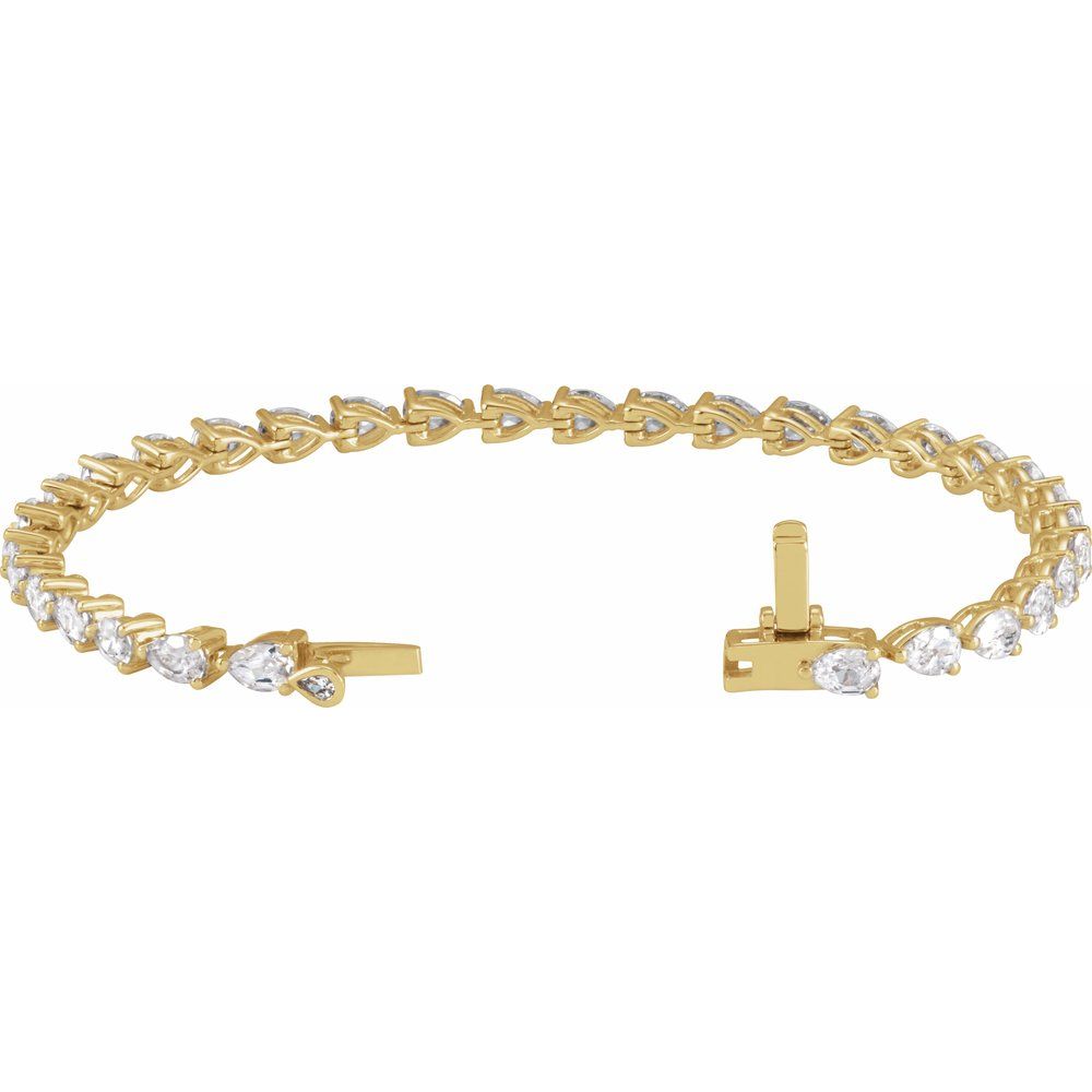 Lab-Grown Diamond Line Bracelet