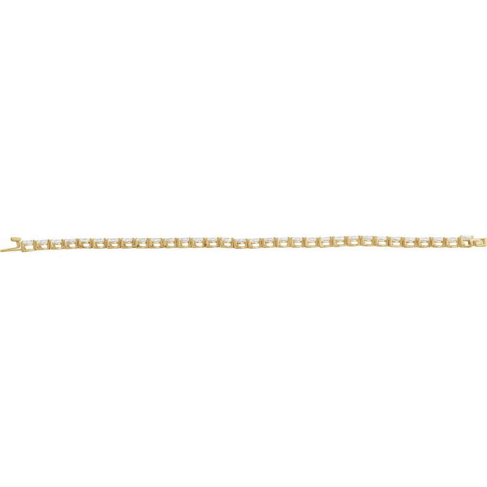 Lab-Grown Diamond Line Bracelet