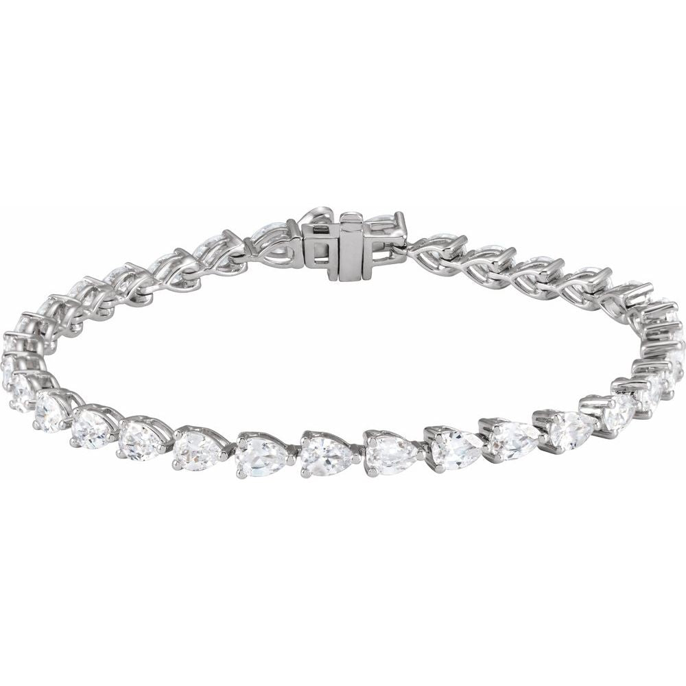 Lab-Grown Diamond Line Bracelet