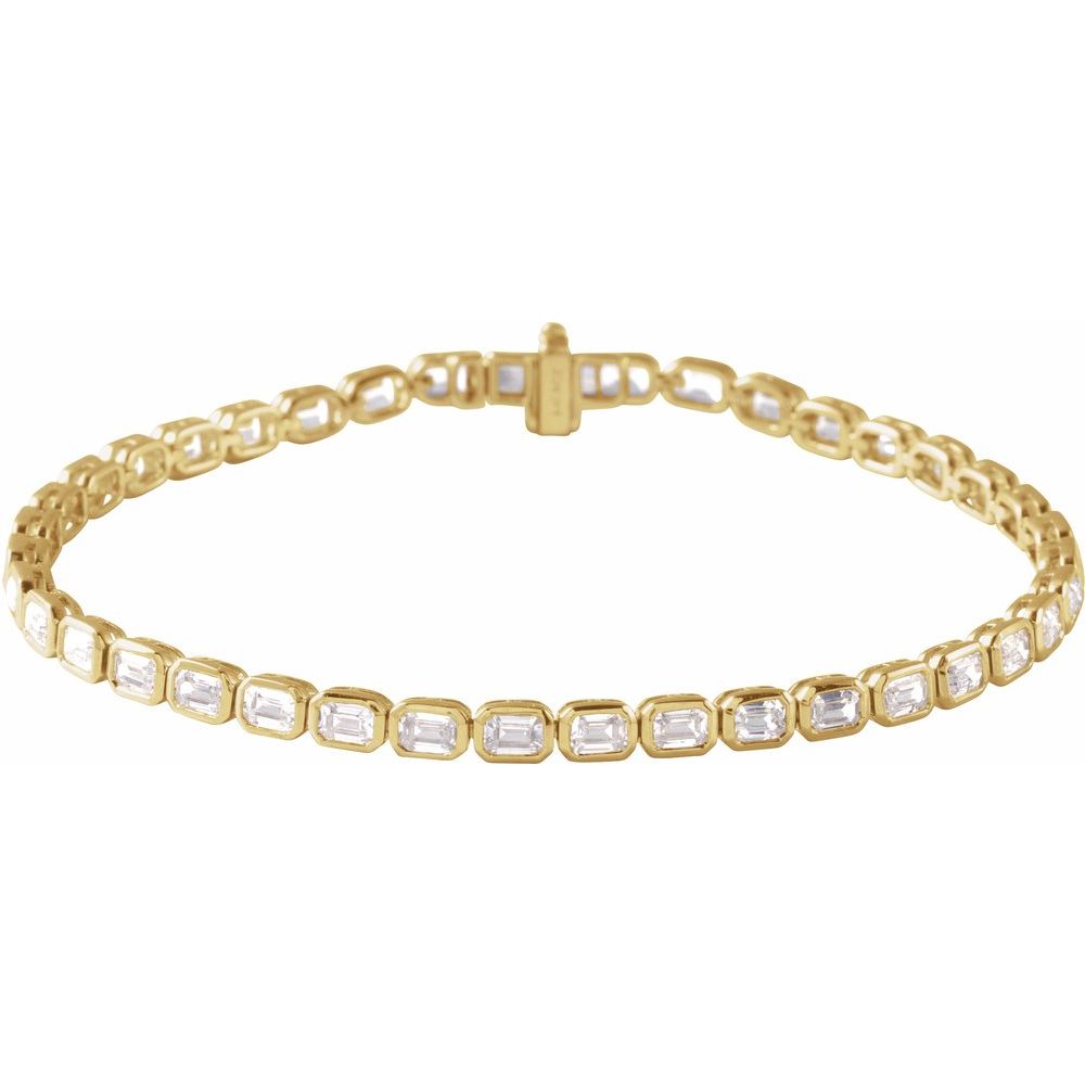 Lab-Grown Diamond Line Bracelet