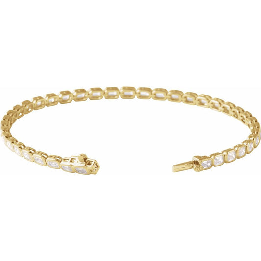 Lab-Grown Diamond Line Bracelet