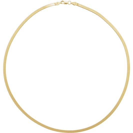 NECKLACE - 14K 2.8 mm FLEXIBLE HERRINGBONE  CHAIN