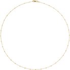  14K GOLD BALL SEGMENT CHAIN