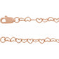 Necklace - 3.2 mm Heart Solid Chain