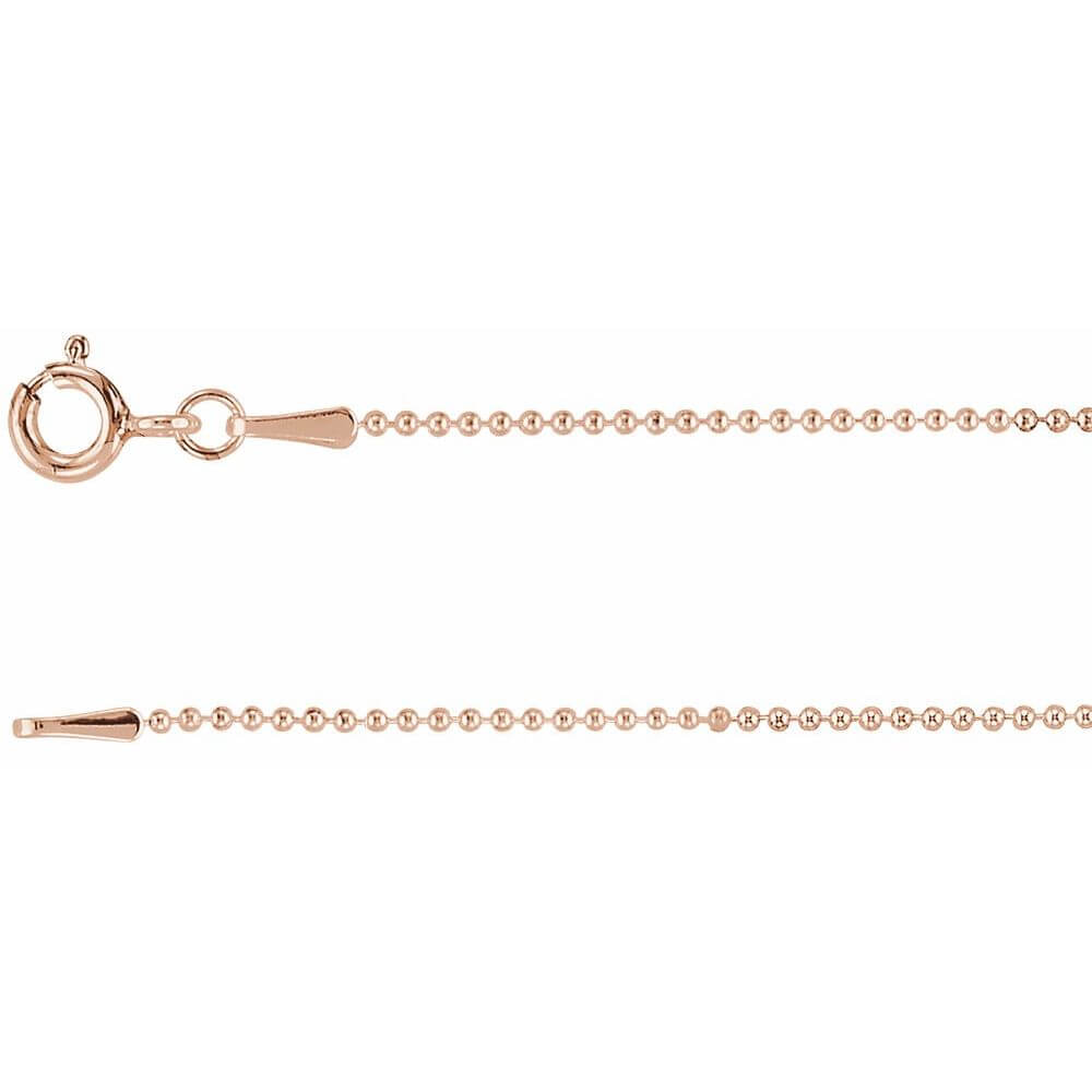 Necklace - Gold Ball Chain