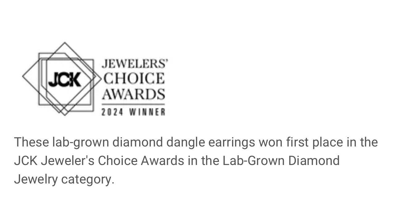 Lab-Grown Diamond Dangle Earrings