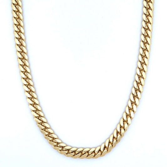 14k solid gold cuban link amandasjewelry.com