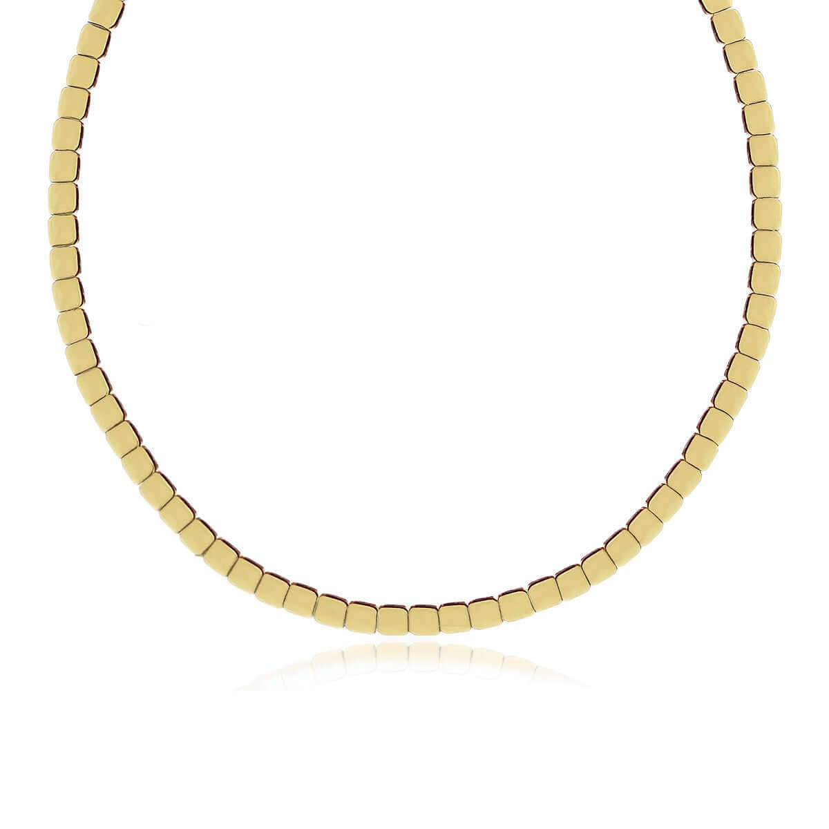 Collar Cuadrado Dorado