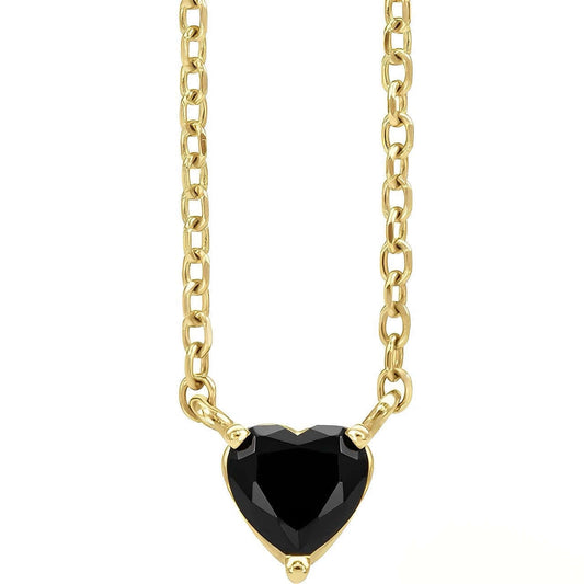 Necklace - Small Gemstone Heart