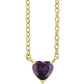 Necklace - Small Gemstone Heart