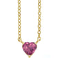 Necklace - Small Gemstone Heart