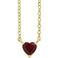 Necklace - Small Gemstone Heart