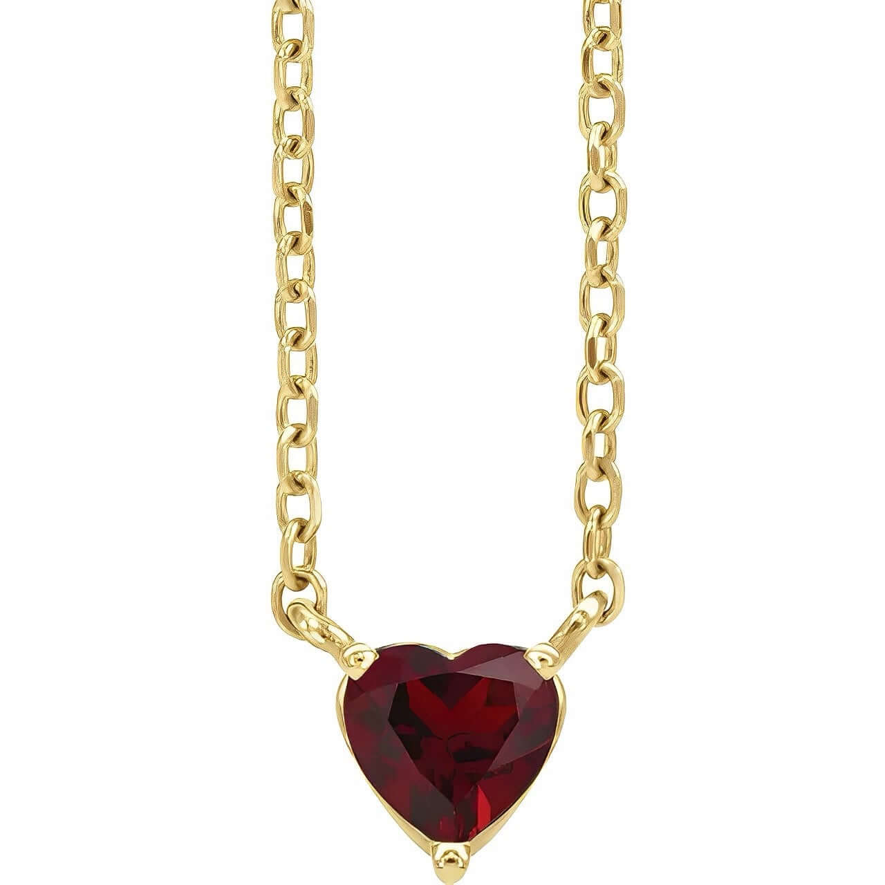 Necklace - Small Gemstone Heart