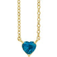 Necklace - Small Gemstone Heart