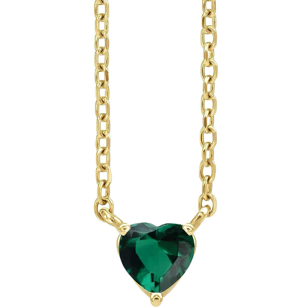 Necklace - Small Gemstone Heart