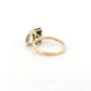 Two-Gemstones Gold Ring un