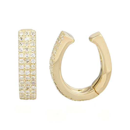 Thick Natural Diamond Cuff