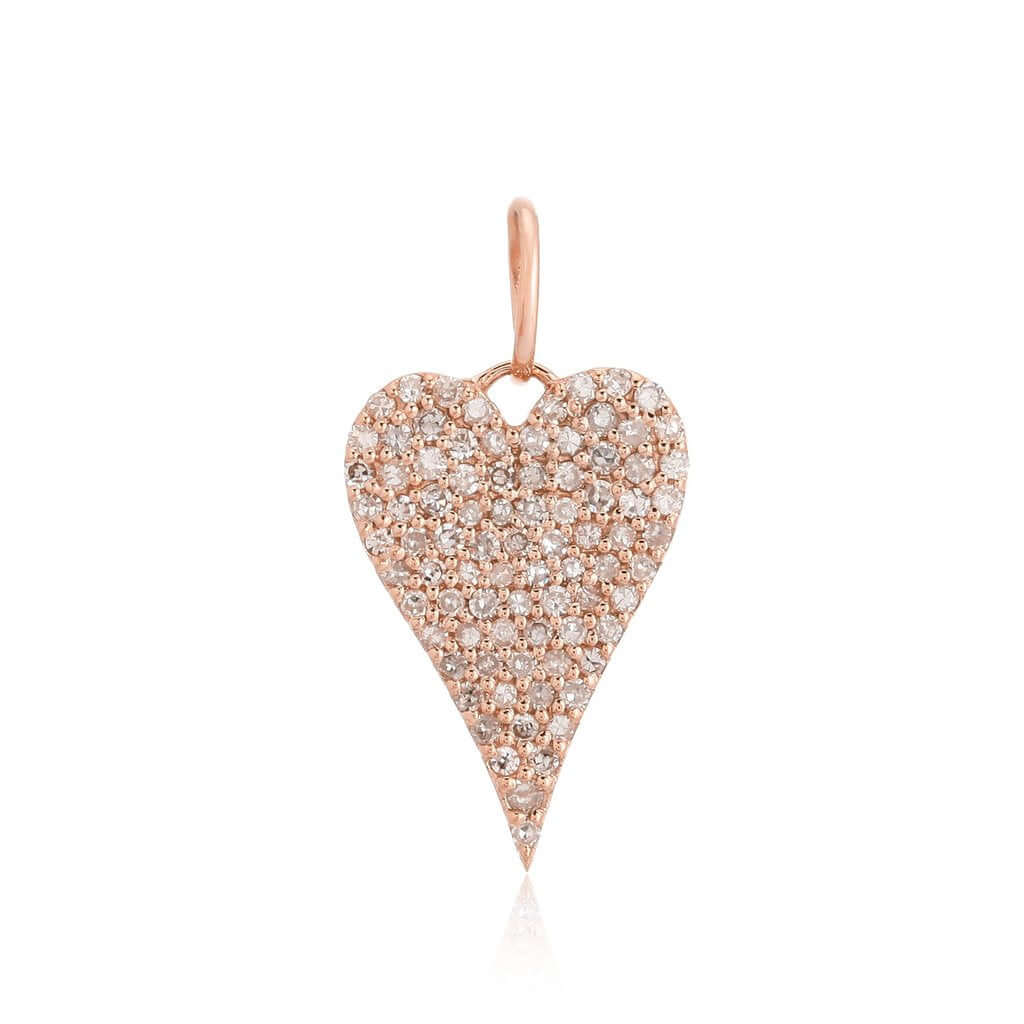 Charm - Large Pave Heart - Amanda’s 